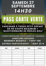 Carte verte septembre