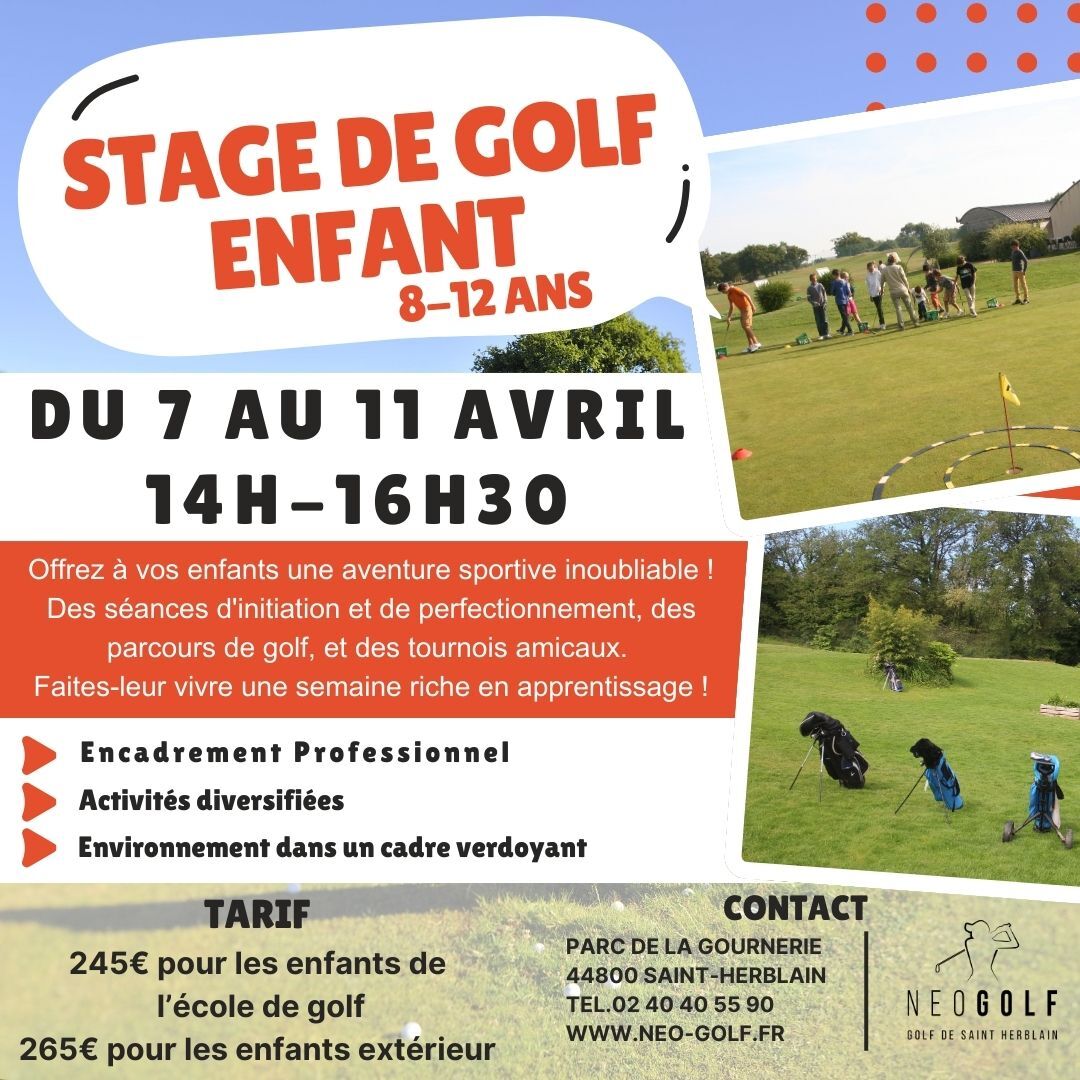Vacance golf avril Neogolf